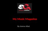 My music magazine finished