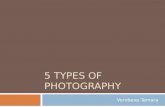 5 types of photography