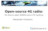 Open source 4G radio