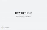 How To Theme: A Design Workflow for WordPress