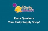 Party Supplies and decorations