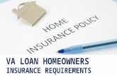 Va Loan Homeowners Insurance Requirements