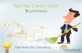 IDS Consulting: Spring Clean your Business