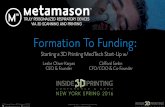 Formation to Funding: Conversing with Metamason on Launching a Successful 3D Printed Healthcare Start-Up