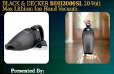 BLACK+DECKER BDH2000SL 20-Volt Max Lithium Ion Hand Vacuum