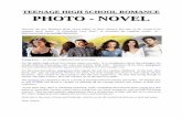 Teenage high school romance photo novel presentation