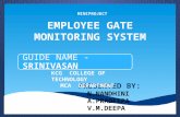 Employee gate monitoring system