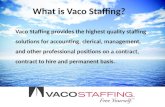 Vaco staffing
