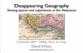 Disappearing Geography