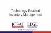 Technology Enabled Inventory Management