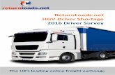 Driver Shortage Survey 2016