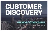 Customer discovery - Lean Startup - Ben Clayton-april 2016