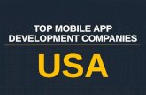 List of Top Mobile App Development Companies USA