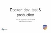 Docker  dev, test & production (afas)