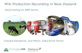 Herd testing on AMS farms in new zealand