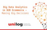 Big Data Analytics in B2B Ecommerce - Making Big Decisions