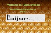 The Modern Furniture Stores  - Bijan Interiors