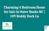 Charming 4 Bedroom Home for Sale in Outer Banks NC | 109 Ruddy Duck Ln