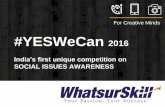 #Yes!wecan - Social Issues Awareness Competition