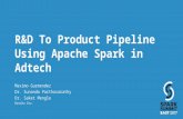 R&D to Product Pipeline Using Apache Spark in AdTech: Spark Summit East talk by: Maximo Gurmendez , Saket Mengle, Sunanda Parthasarathy