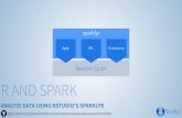 R and Spark: How to Analyze Data Using RStudio's Sparklyr and H2O's Rsparkling Packages: Spark Summit East talk by Nathan Stephens