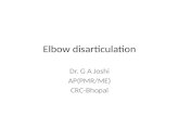 Elbow disarticulation