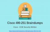 Cisco 400-251 Braindumps
