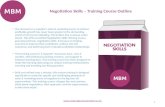 Negotiation and Conflict Skills Training Course