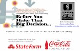 Behavioral economics and financial decision making