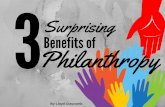 3 Surprising Benefits of Philanthropy