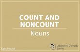 Count and Noncount