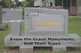 Know the Grave Monuments and Their Types