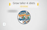 Grow Taller 4 Idiots Review With Pros And Cons - How to get grow taller naturally program