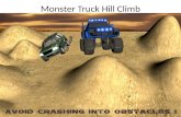 Monster truck hill climb