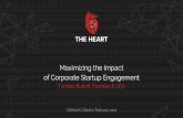 Maximizing the impact of Corporate Startup Engagement