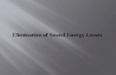 Elimination of sound Energy Losses...
