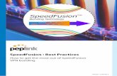 Peplink SpeedFusion Technology Best Practices