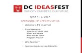 Dc Ideas Fest Sponsorship Deck