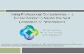 Using Professional Competencies in a Global Context to Mentor the Next Generation of Professionals