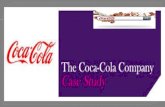 Case Study on Coca Cola Company