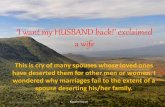 I Want My Husband Back ! Exclaimed a Wife