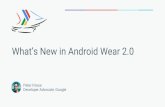 Whats new in Android Wear 2.0