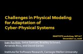 Challenges in Physical Modeling for Adaptation of Cyber-Physical Systems