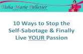 10 Ways to Stop Self-Sabotage Presentation