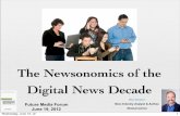 The Newsonomics of the Digital News Decade Кен Доктор, ведущий аналитик информационной индустрии