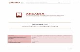 ARCADIA project - Communication Activities Report V1