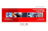 HSBC Mexico City Investor Roadshow