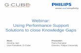 Performance Support Solutions to close the Knowledge Gaps