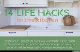 14 Life Hacks in the Kitchen